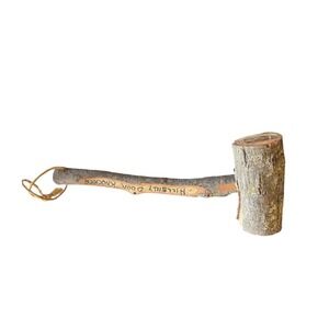 Rustic "Hillbilly Door Knocker" Handmade Wooden Mallet Folk‎ Art Décor
